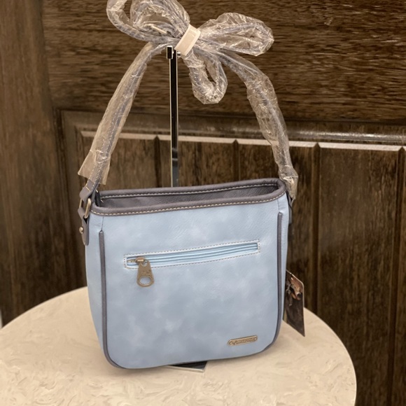 Montana West Aztec Crossbody NWT Blue - Picture 2 of 6